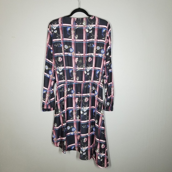 Parker | NWT Asymmetrical Lon Sleeve Dress - Picture 3 of 12